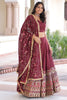 Bewitching Maroon Sequins Embroidered Silk Wedding Lehenga Choli