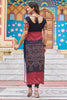 Amazing Black Gamthi Work Georgette Traditional Kurti