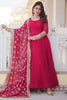 Gorgeous Rani Pink Georgette Festival Wear Gown With Dupatta