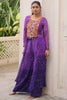 Bewitching Purple Badhani Printed Georgette Traditional Co-Ord Set