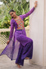 Bewitching Purple Badhani Printed Georgette Traditional Co-Ord Set