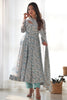 Charming Off-White Digital Printed Chiffon Event Wear Anarkali Suit