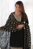 Alluring Black Sequins Eid Special Pant Suit With Heavy Dupatta