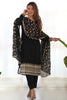 Alluring Black Sequins Eid Special Pant Suit With Heavy Dupatta