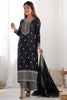 Amazing Black Sequins Chinon Silk Festive Wear Palazzo Suit