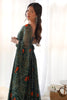 Gorgeous Green Bandhani Printed Chiffon Mehendi Wear Gown