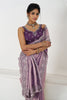 Tantalizing Mauve Heavy Border Work Dola Silk Engagement Wear Saree