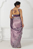 Tantalizing Mauve Heavy Border Work Dola Silk Engagement Wear Saree