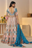 Astonishing Multi-Color Embroidered Dola Silk Bridesmaid Lehenga Choli 