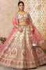 Winsome Off-White Embroidered Silk Bridesmaid Wear Lehenga Choli