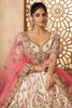 Winsome Off-White Embroidered Silk Bridesmaid Wear Lehenga Choli