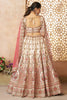 Winsome Off-White Embroidered Silk Bridesmaid Wear Lehenga Choli