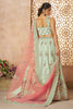 Attractive Pista Green Embroidered Silk Bridesmaid Lehenga Choli