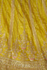 Lovely Yellow Sequins Organza Haldi Wear Lehenga Choli With Dupatta