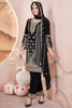 Ravishing Black Embroidered Georgette Pakistani Suit With Dupatta