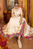 Beautiful White Thread Work Rayon Festival Wear Lehenga Choli