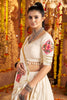 Alluring White Mirror Work Rayon Traditional Lehenga Choli With Dupatta