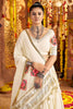 Alluring White Mirror Work Rayon Traditional Lehenga Choli With Dupatta