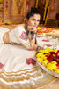 Alluring White Mirror Work Rayon Traditional Lehenga Choli With Dupatta