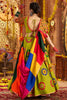 Graceful Green Mirror Work Cotton Navratri Wear Lehenga Choli
