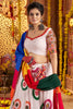 Lovely White Thread Work Navratri Wear Lehenga Choli With Dupatta