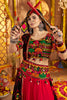 Glamorous Multi-Color Mirror Work Navratri Lehenga Choli With Dupatta