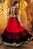 Glamorous Multi-Color Mirror Work Navratri Lehenga Choli With Dupatta
