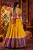 Impressive Multi-Color Thread Embroidered Cotton Navratri Special Lehenga Choli