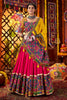 Impressive Multi-Color Thread Embroidered Cotton Navratri Special Lehenga Choli