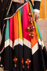 Marvelous Black Thread Work Cotton Navratri Wear Lehenga Choli With Dupatta