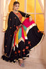 Marvelous Black Thread Work Cotton Navratri Wear Lehenga Choli With Dupatta
