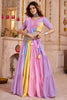 Tantalizing Multi-Color Cotton Navratri Lehenga Choli With Patch Work Dupatta