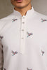 Lovable White Thread Embroidered Viscose Festival Wear Men Kurta