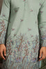 Charming Pista Green Thread Work Viscose Event Wear Men Kurta