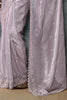 Marvelous Lavender Hand Work Tissue Silk Reception Wear Saree