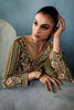 Alluring Olive Green Heavy Border Work Tissue Silk Mehendi Wear Saree