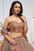 Magnificent Multi-Color Embroidered Net Designer Lehenga Choli