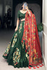 Marvelous Green Foil Work Tussar Silk Mehendi Wear Lehenga Choli