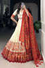 Wonderful Off-White Foil Work Tussar Silk Traditional Lehenga Choli