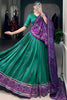 Wonderful Green Badhani Printed Tussar Silk Lehenga Choli With Dupatta