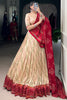 Superb Off-White Badhani Printed Silk Traditional Lehenga Choli With Dupatta