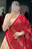 Superb Off-White Badhani Printed Silk Traditional Lehenga Choli With Dupatta