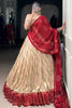 Superb Off-White Badhani Printed Silk Traditional Lehenga Choli With Dupatta