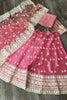 Attractive Pink Embroidered Net Engagement Wear Lehenga Choli With Dupatta