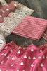 Attractive Pink Embroidered Net Engagement Wear Lehenga Choli With Dupatta
