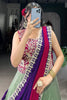Glamorous Green Thread Embroidered Silk Lehenga Choli