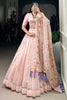 Incredible Light Pink Thread Embroidered Designer Lehenga Choli