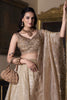 Ravishing Beige Sequins Organza Wedding Lehenga Choli With Dupatta