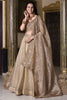 Ravishing Beige Sequins Organza Wedding Lehenga Choli With Dupatta
