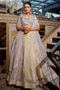 Marvelous Cream Crushed Pattern Lehenga With Embroidered Choli